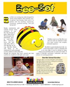 Bee-Bot Product Sheet - front
