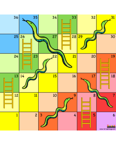 Snakes and Ladders Mat